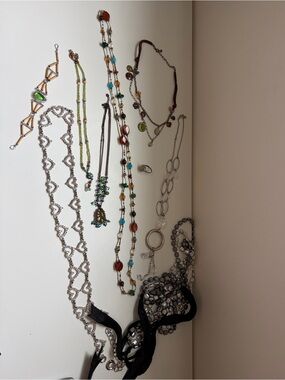 Assorted Women’s Multicolor Beaded and Silver Tone Jewelry Bundle